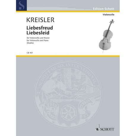 Kreisler - Liebesfreud et Liebesleid pour violoncelle et piano