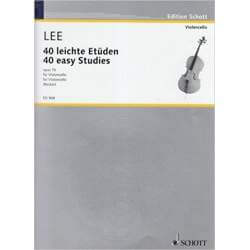 Lee - 40 études faciles op.70 pour violoncelle