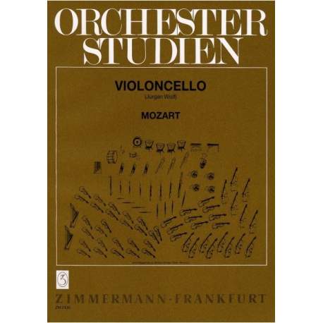 Mozart - Orchester Studien for cello