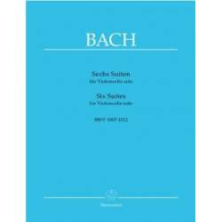 Bach - 6 Suiten voor cello (Ed. Bärenreiter)