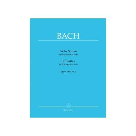 Bach - 6 suites for cello (Ed. Bärenreiter)