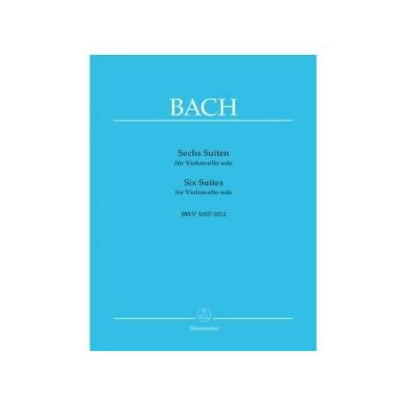 Bach - 6 Suites pour violoncelle (Ed. Bärenreiter)