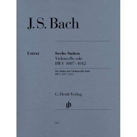 Bach - 6 Suites for cello (Ed. Henle)