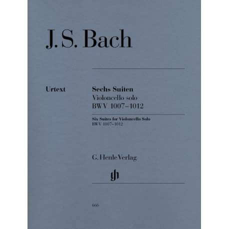 Bach - 6 Suites  pour violoncelle (Ed. Henle)