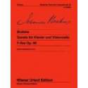 Brahms - Sonate in F-Dur op.99 voor cello en piano