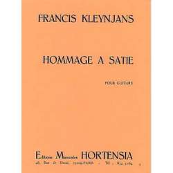 Kleynjans - Hommage à Satie for guitar
