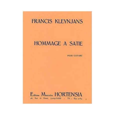 Kleynjans - Hommage à Satie pour guitare