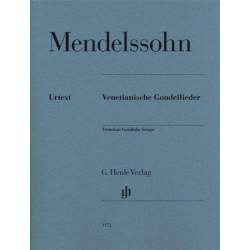 Mendelssohn - Venetian gondola songs for piano