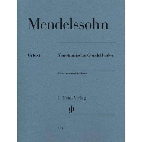 Mendelssohn - Venetian gondola songs for piano