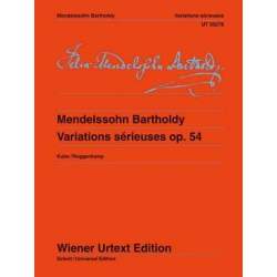 Mendelssohn - Variations sérieuses op.54 for piano