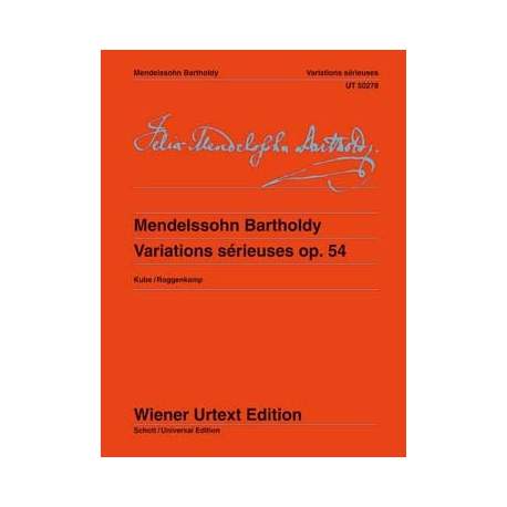 Mendelssohn - Variations sérieuses op.54 for piano