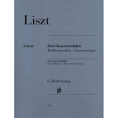 Liszt - 2 Etudes concerts pour piano