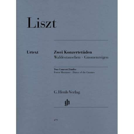 Liszt - Two cencert etudes for piano