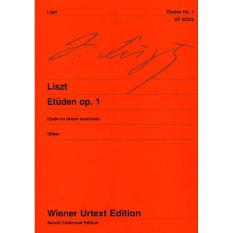 Liszt - Etudes op.1 for piano
