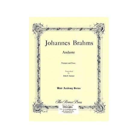 Brahms - Andante for trumpet and piano