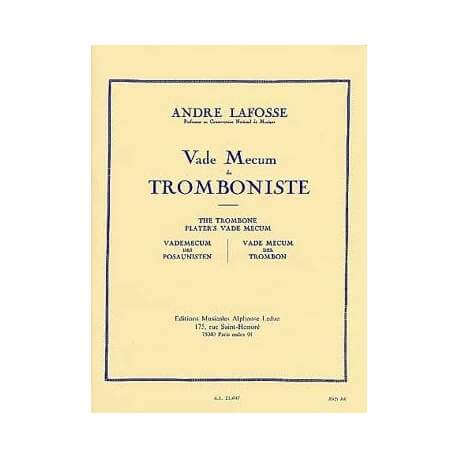 Lafosse - Vade Mecum pour trombone