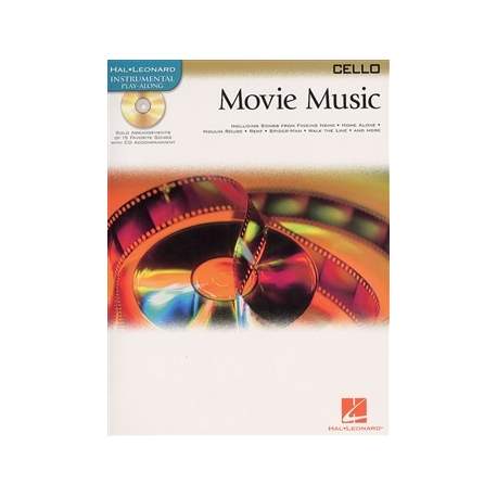 Movie Music. Solo arrangements of 15 favorite songs pour violoncelle