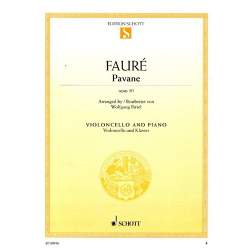 Fauré - Pavane opus 50 pour violoncelle et piano