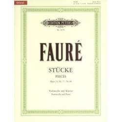 Fauré - Pièces Opus 24, 69, 77, 78 et 98 pour violoncelle et piano