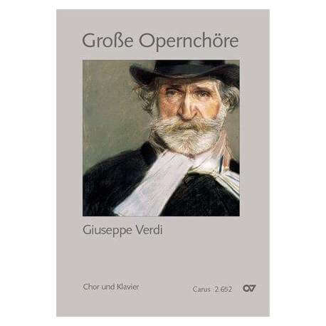 Verdi - Grosse Operchöre voor koor en piano