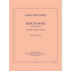 Aboulker - Nocturne (La Délaissée) for mezzo-soprano and piano