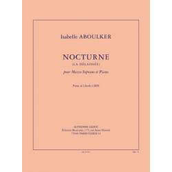 Aboulker - Nocturne (La Délaissée) pour mezzo-soprano et piano
