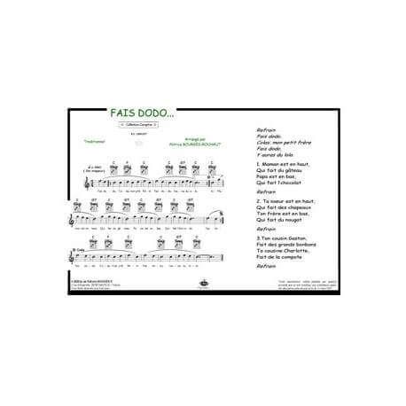 Fais dodo... for voice and piano
