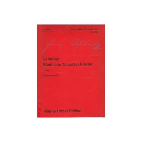Schubert - Complete dances book 1 for piano
