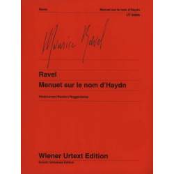 Ravel - Menuet sur le nom d'Haydn for piano