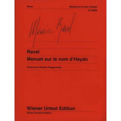 Ravel - Menuet sur le nom d'Haydn pour piano