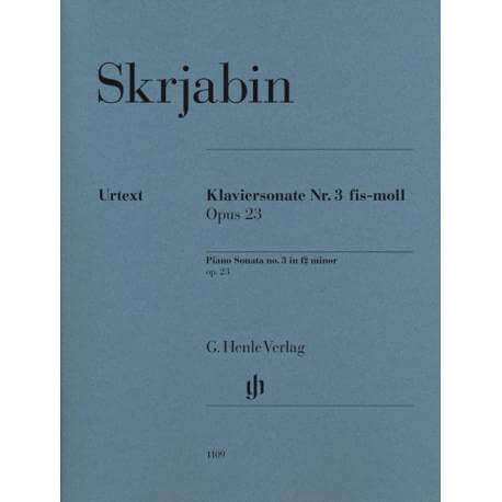 Skrjabin - Sonaat in fis moll N° 3 Opus 23 voor piano