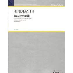 Hindemith - Trauermusik pour alto