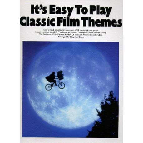 It's easy to play classic film themes voor piano