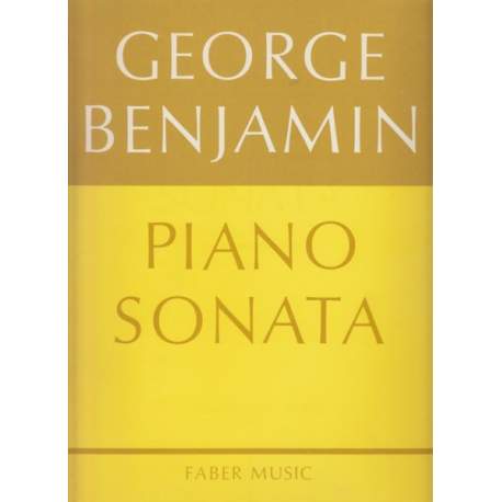 Benjamin - Sonate pour piano