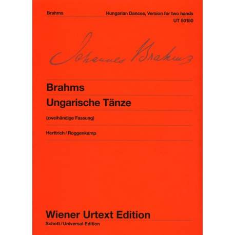 Brahms - Danses hongroise pour piano 2 mains