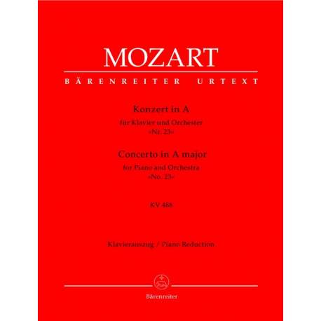 Mozart -  Concerto en la majeur No.23 K.488 pour piano