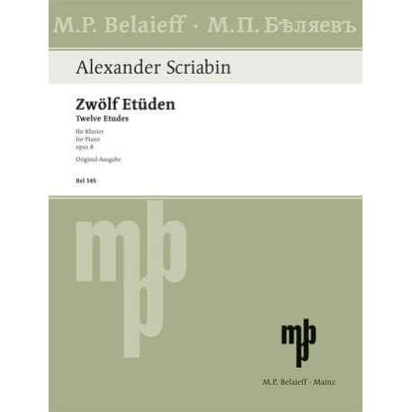 Scriabin - 12 Etudes op.8 pour piano