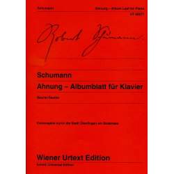 Schumann - Albumblatt voor piano