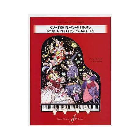 Flenghi - Quatre plaisanteries pour quatre petites menottes pour piano 4 mains