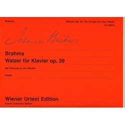 Brahms - Valse Opus 39 pour piano 4 mains
