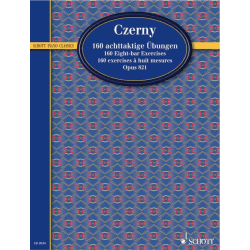 Czerny - 160 exercices à huit mesures opus 821 pour piano