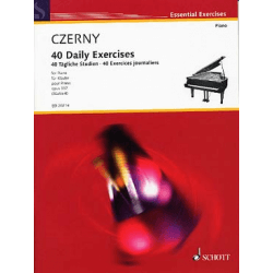 Czerny -  40 exercices journaliers op.337 pour piano