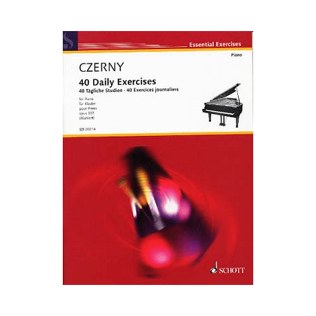 Czerny -  40 daily exercises op.337 for piano