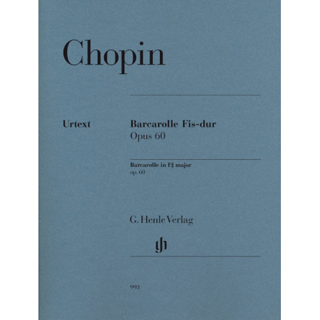 Chopin - Barcarolle in F sharp major op.60 for piano