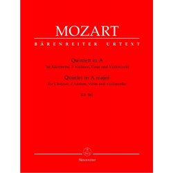 Mozart - Kwintet in A Dur voor kwartet en klarinet KV581