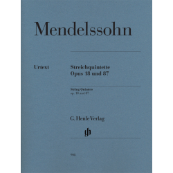 Mendelssohn - Quintettes à Cordes Op. 18 et 87