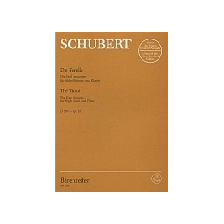 Schubert - Die Forelle voor hoge stem en piano