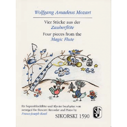 Mozart - 4 pieces from The Magic Flute for soprano recorder