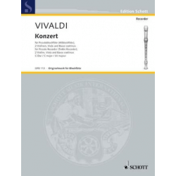 Vivaldi - Concerto in C Dur voor blockfluit
