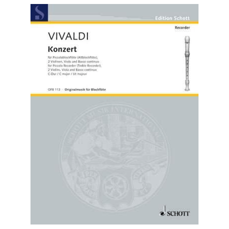 Vivaldi - Concerto en do majeur pour flûte à bec